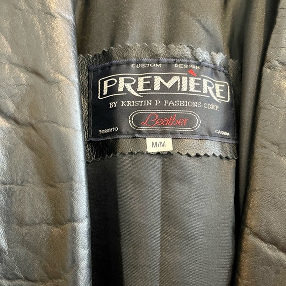 Vintage Leather Blazer/Bomber - Picture 2 of 3